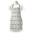 thumbnail image 3 of Abstract Apron, Creative Pattern of Mount Triangles, Unisex Kitchen Bib with Adjustable Neck for Cooking Gardening, Adult Size, White Multicolor, by Ambesonne, 3 of 4