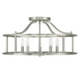 thumbnail image 4 of Stockton 5-Light Ceiling Light in Satin Nickel, 4 of 6