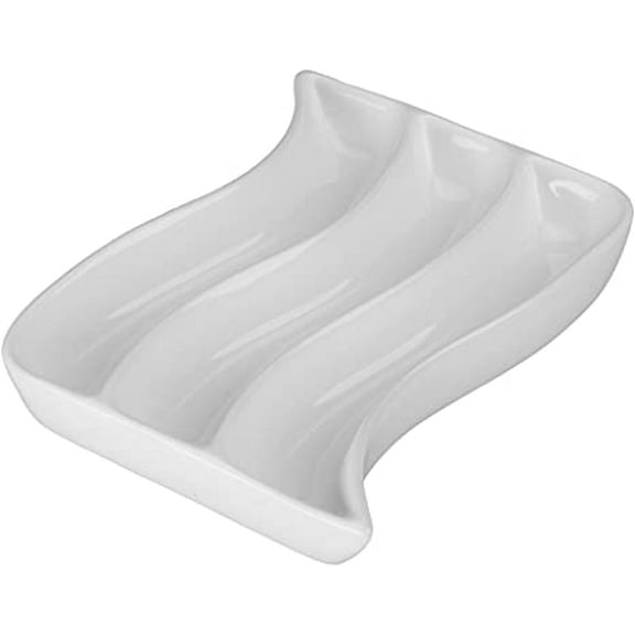 BIA Cordon Bleu 3-Ounce Wavy Dish, White (904012S1SIOC)