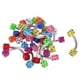 thumbnail image 1 of 20x Dados Anillos Del Lengua Del Labio Vientre Ceja Joyería Piercing Del Cuerpo Sunnimix Crystal estudios nariz, 1 of 5
