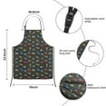 thumbnail image 3 of Cartoon Construction Vehicles Trucks Kids Aprons for Girls and Boys,Adjustable Neck Strap Toddler Aprons for Kids Cooking Baking, 3 of 6