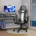 thumbnail image 4 of JOYFLY Ergonomic Computer Gaming Chair Racing Style Task Chair for Kids Adults, 250 lbs, Grey&Black, 4 of 8