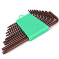 thumbnail image 4 of Herramientas de llave de seguridad Torx S2 estilo L Unique Bargains T6-T27 marrón 9 en 1, 4 of 4