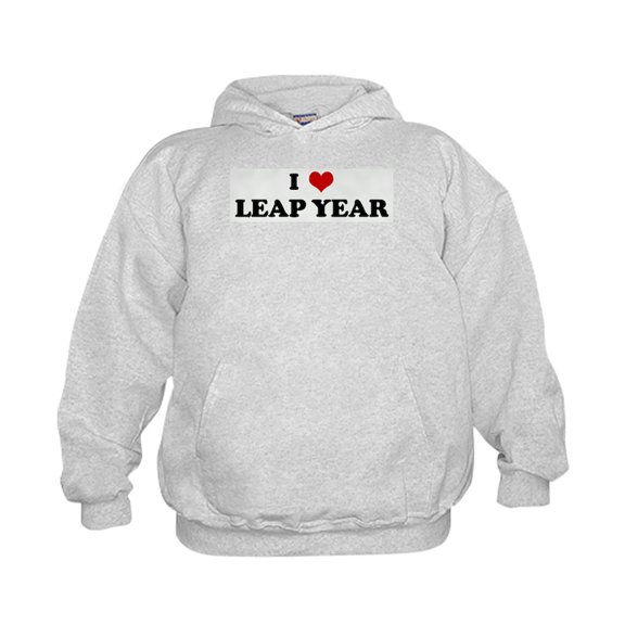 CafePress - I Love LEAP YEAR - Kids Hooded Sweatshirt, Classic Hoodie