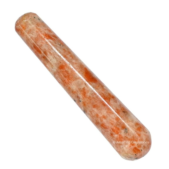 Sunstone Crystal Wand Massage Stick (Smooth)