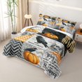 thumbnail image 3 of Manfei Cartoon Skull Halloween Quilt Full,Vintage Witch Print Full Bedspread Sets,3-Piece,1 Coverlet and 2 Pillowcases, 3 of 7