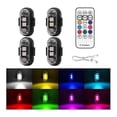 thumbnail image 2 of 4pcs Wireless Led Strobe Lights With Remote Control, 8 Colors Usb Charing Waterproof Emergency Warning Lights-yvan, 2 of 5