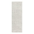 thumbnail image 3 of Unique Loom Paxon Trellis Collection Area Rug - Maeve (2' x 6' Runner Light Gray/Ivory), 3 of 7