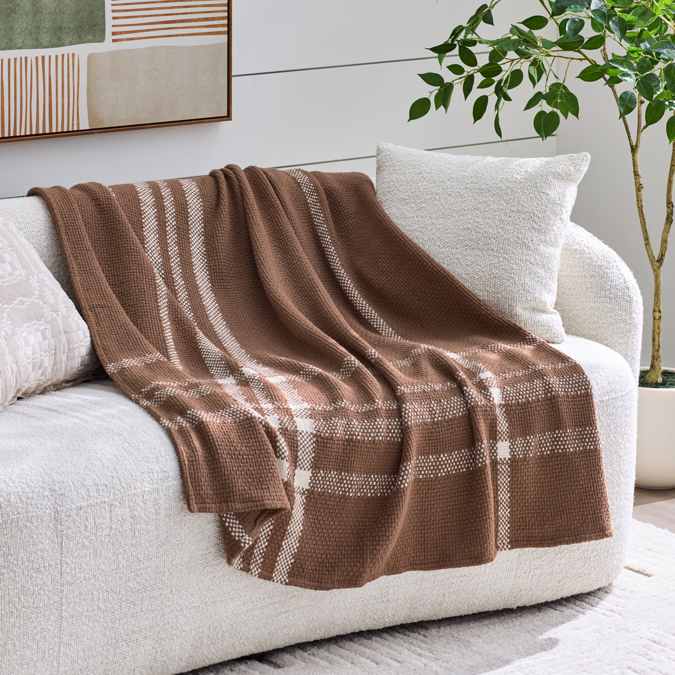 Better Home & Gardens Textured Velvet Plush Super Soft Throw