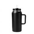 thumbnail image 6 of New Large Capacity 64Oz Handle Cup Household Stainless Steel Thermos Cup Cold Water Bottle with Straw Kettle Large Ice Cup (A,64OZ), 6 of 6