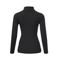 thumbnail image 4 of FashionMille Women's Ribbed Slim Fit Lightweight Long Sleeve Turtleneck Sweater, 4 of 5