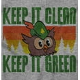 thumbnail image 2 of Woodsy Owl Keep it Clean and Green Romper Boys or Girls Infant Baby Brisco Brands 12M, 2 of 7