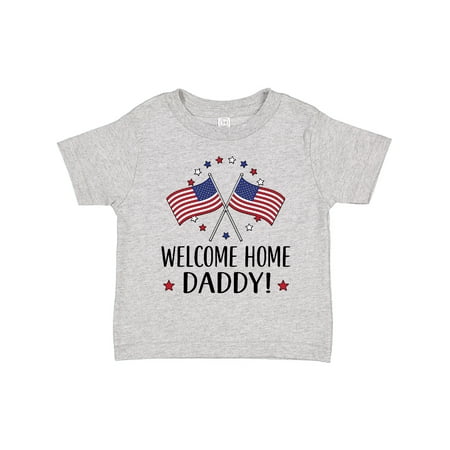 

Inktastic Military Homecoming Welcome Home Daddy Gift Toddler Boy or Toddler Girl T-Shirt