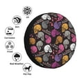 thumbnail image 4 of Honeii Halloween Skeleton Print Tire Covers, Waterproof Anti-UV Sun Snow Rain Tire Covers for Trailers, RV, Camper, SUV, Truck-15 inch, 4 of 6