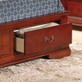 thumbnail image 3 of Quality Cherry Full Storage Bed - 44"H X 61"W X 84"D - Easy Bedding Storage, 3 of 6