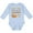 AE-Light Blue, variant on Inktastic Mama's Lil' Pumpkin Pie Cute Baby Thanksgiving Design Boys or Girls Long Sleeve Baby Bodysuit