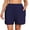 Purple, variant on Charmo High Waisted Swim Shorts for Womens Side Slits Boardshorts with Pockets UPF 50+