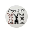 thumbnail image 2 of Dvkptbk Round Linen Placemats Easter Bunny and Easter Egg Patterns Placemats A Variety of Printed Placemats Available Suitable for Easter Table Decoration easter decorations, 2 of 6