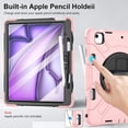 thumbnail image 2 of Case for iPad Air 13 Inch Case M3 2025 M2 2024, Rugged iPad Pro 12.9 6th/5th/4th/3rd Generation Case with Screen Protector/Kickstand/Handle Grip/Shoulder Strap/Pencil Holder, 2 of 6
