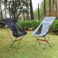 thumbnail image 1 of Silla plegable de aleación de aluminio para acampar, playa, barbacoa, silla lunar, silla de pesca de ocio con conducción autónoma, 1 of 2