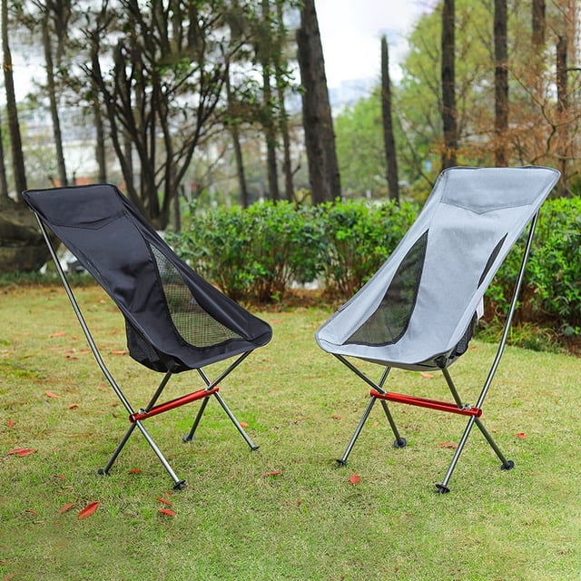 Silla plegable de aleación de aluminio para acampar, playa, barbacoa, silla lunar, silla de pesca de ocio con conducción autónoma