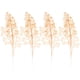 thumbnail image 1 of KAKOWELY Ramo de pétalos decorativos en forma de corazón de 4 piezas, flores artificiales de plástico, decoración para bodas y fiestas., 1 of 5