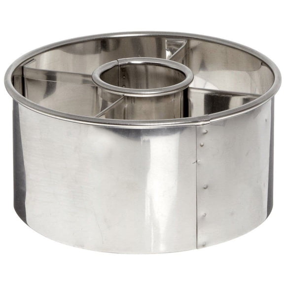 Cortador de Donas y Bagels Ateco de Acero Inoxidable 8.9 cm