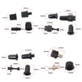 thumbnail image 6 of ESTONE 10 Pairs DIY Audio Speaker Buckles Plastic Ball Socket Type Grill Guides Peg Kit, 6 of 15