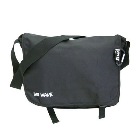 Big Wave Daily Messenger Bag in Black