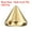 Gold, variant on Uxcell 100Pcs Spike Cone Studs 12x0.39" Plastic with Hole for Crafts Bronze Tone
