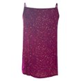 thumbnail image 4 of Mujeres Puls-Size O-Cuello Botón Sin mangas Chaleco Sólido Camiseta corta Sling Tops Pompotops  lopia995841, 4 of 5