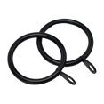 thumbnail image 4 of 12 Pcs Curtain Rings Hanging Hooks for Curtains Rods Pole Voile Heavy Duty Rings Curtain Iron Ring Ear Ring Curtain Rod Hook, 4 of 8