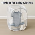 thumbnail image 4 of Dependable Industries 2 pc Multi Purpose Pop-Up Mesh Laundry Hamper Basket Fits Anywhere Toys Sporting Goods Storage Random Colors Shipped, 4 of 9