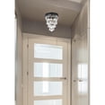 thumbnail image 4 of Nordic 1 light black flush mount, 4 of 9