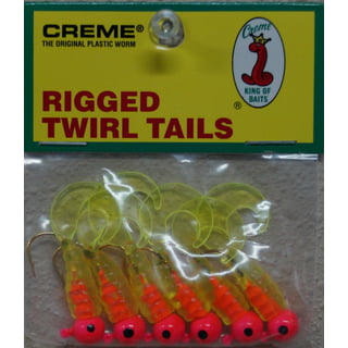 Creme Pre Rigged Worms