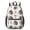 Hedgehog and Mouse, variant on Hedgehog and Mouse White Pattern 17" School Backpacks for Teens,Waterproof Oxford Fabric,S-Shape Padded Straps for School,Travel,Hiking,Camping