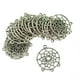 thumbnail image 2 of 500 Uds chapados en plata con forma de atrapasueños colgantes fabricación de joyas al por mayor Zulema Conector colgante, 2 of 7