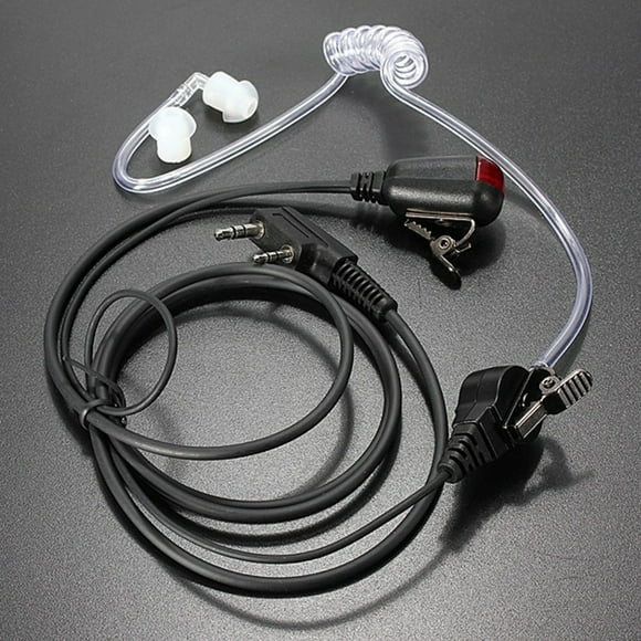 Mini Surveillance Earpiece Headset Mic For Motorola Radio Walkie Talkie 2 Pin
