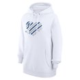 thumbnail image 2 of Women's G-III 4Her by Carl Banks  White Toronto Maple Leafs Heart Pullover Hoodie, 2 of 3