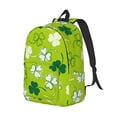 thumbnail image 2 of Balery St Patrick's Day7 Vintage Canvas Backpack for Men and Women - Large Capacity, Durable Travel Laptop Bag for School, Work, Hiking, and Outdoor Activities, 2 of 7