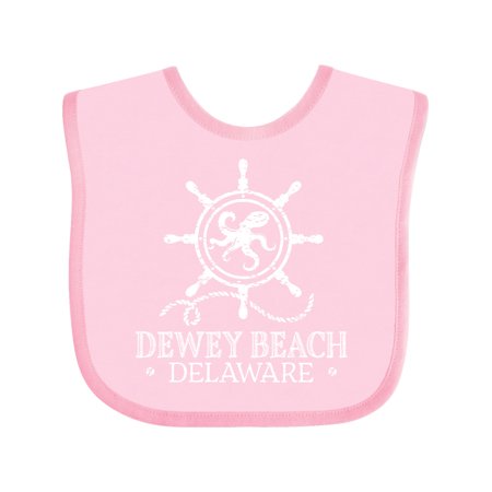 

Inktastic Dewey Beach Delaware Nautical Gift Baby Boy or Baby Girl Bib