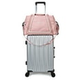 thumbnail image 3 of Happy Date Large Capacity Folding Travel Bag Lightweight Waterproof Foldable Travel Duffel Bag Weekender Overnight Bag Shoulder Bag with Dry and Wet Pocket Gym Tote Bag, 3 of 12