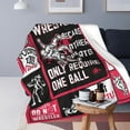 thumbnail image 6 of Wrestling Blanket Wrestling Throw Blanket Soft Fleece Flannel Bedding Wrestling Gifts for Men Wrestler Boys Women Girls Lovers Adults Stuff Plush for Couch Sofa Bed Room Decor 60"X80", 6 of 6