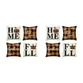 thumbnail image 4 of Injueey Funda de almohada suave y duradera de 4 piezas para acogedora funda de almohada decorativa para la noche de Halloween Type5 NO5, 4 of 6