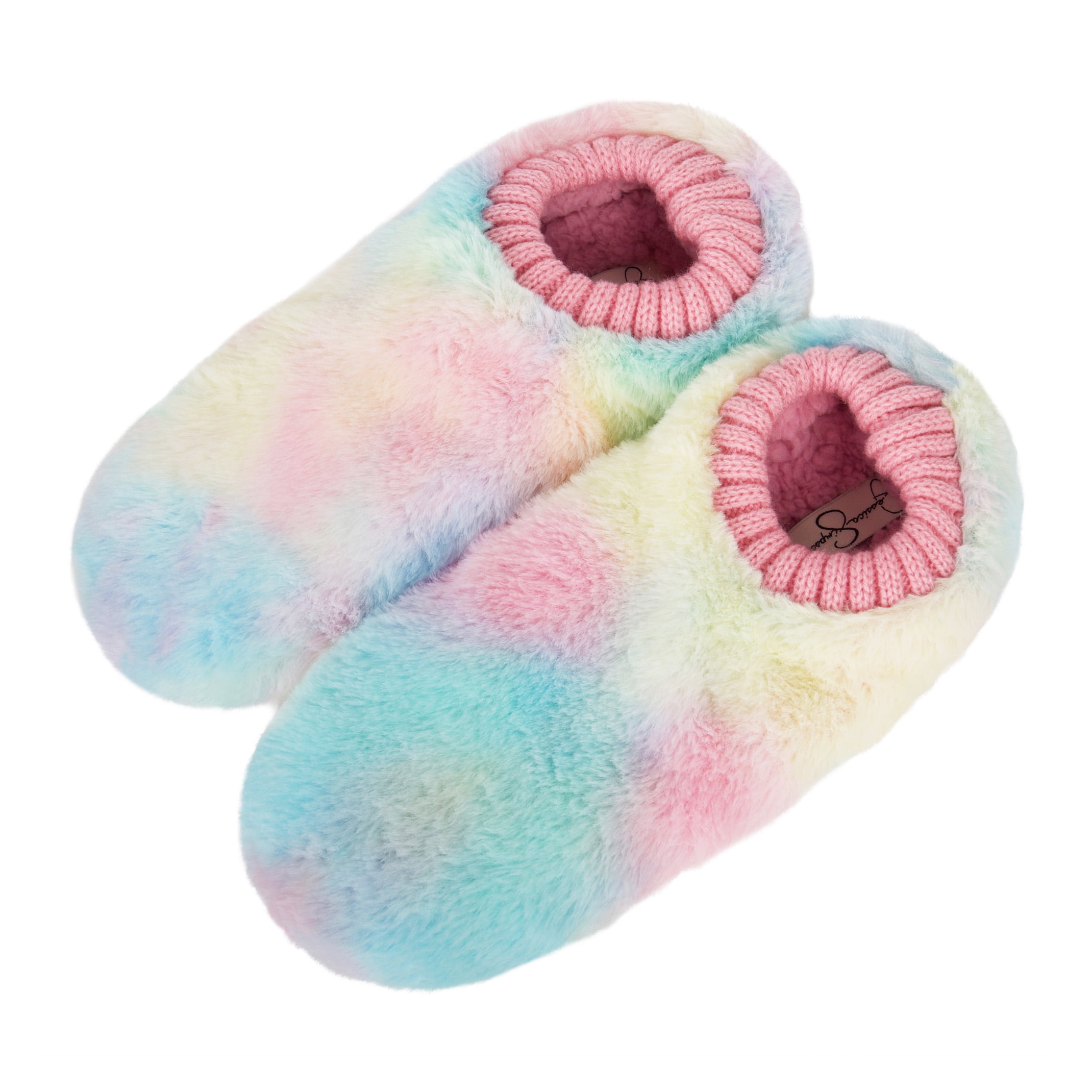 Jessica Simpson Womens Soft Cozy Machine Washable Anti-Slip Slipper Socks 