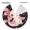thumbnail image 2 of Picia Cute Axolotl Sakura Blossoms Print Christmas Tree Skirt , Christmas Tree Skirt Ornaments for Merry Christmas Holiday Party Decorations Indoor Outdoor-30", 2 of 7