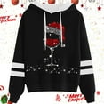 thumbnail image 2 of WILLBEST Sudadera con Capucha Sudadera con Capucha y Cordón con Estampado Navideño Informal para Mujer Chica​​, 2 of 3