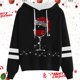 thumbnail image 2 of WILLBEST Sudadera con Capucha Sudadera con Capucha y Cordón con Estampado Navideño Informal para Mujer Chica​​, 2 of 3