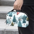 thumbnail image 2 of Christmas Digital Organizer Bag with Waterproof Oxford Cloth, 5.9x9.44x3.14 in, Hard Drive Bag, Digital Bag, Storage Box Small, Cable Organizer Clips Included, 2 of 6