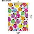 thumbnail image 2 of FMSHPON Colorful Ladybugs Clipboard Hardboard Wood Nursing Clip Board and Pull for Standard A4 Letter 13x9 inches, 2 of 5